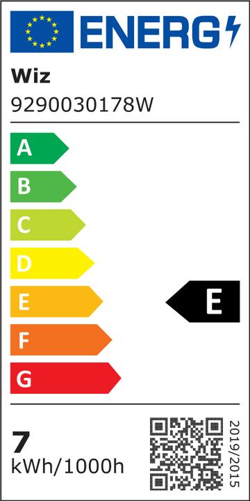 Energie-Label WiZ LED Leuchtmittel Filament G95 E27 Clear (E27, 6.50 W, 810 lm, 1 x, E)