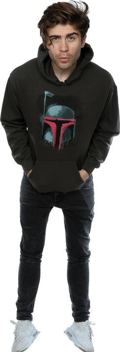 Immagine prodotto Star Wars Boba Fett Helmet Felpa con Cappuccio Uomo (XL)