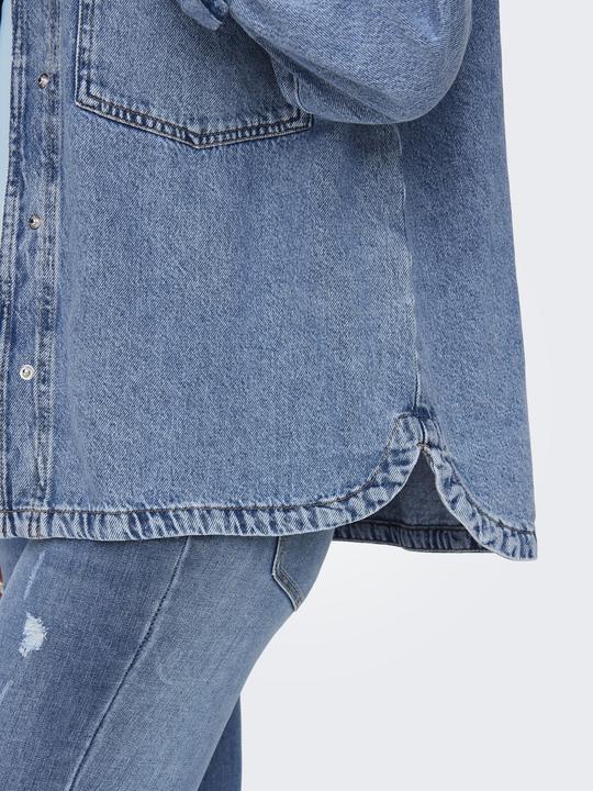 Immagine prodotto Only Vestibilità regolare Collo a camicia Polsini con bottone Spalla bassa Camicia in denim Camicia in (XL)