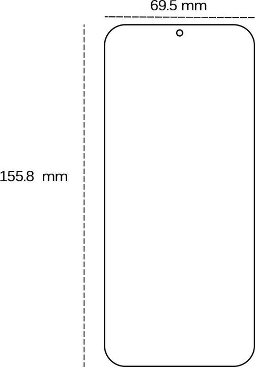 Produktbild OEM Gehärtetes Glas 2,5D für Huawei Nova 12s