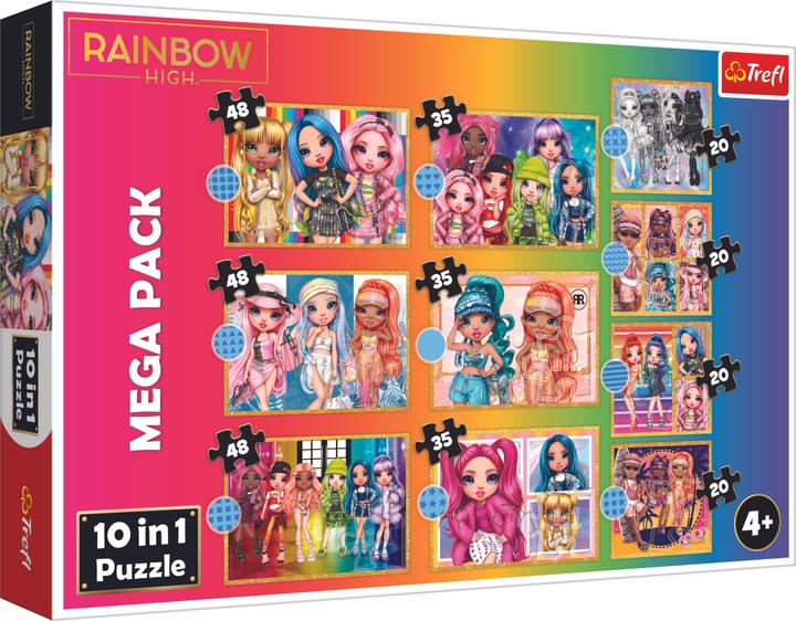 Produktbild Trefl 10in1 Rainbow High Fashion-Puppenkollektion (329 Teile)