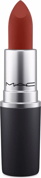 Actual product image MAC Cosmetics Powder Kiss Lipstick (926 Dubonnet Buzz)