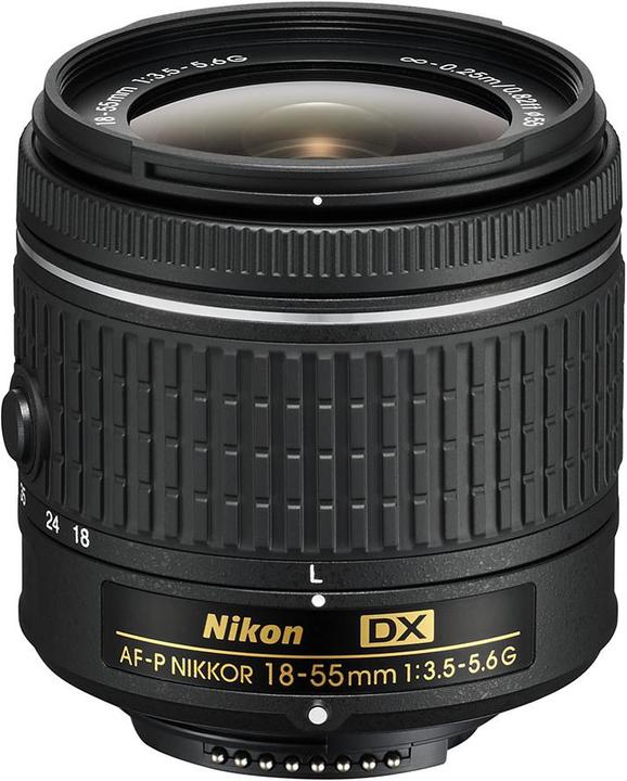 Nikon AF-P Nikkor 18–55mm f/3.5–5.6 G DX (Nikon DX, APS-C / DX)