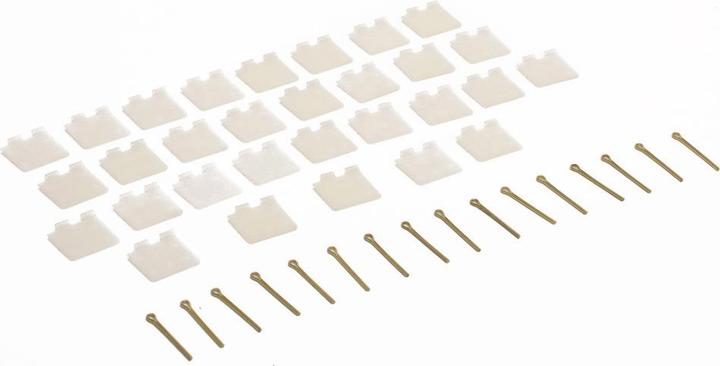 Actual product image Du-Bro Hinges nylon19x35 mm DUBRO 15 pieces