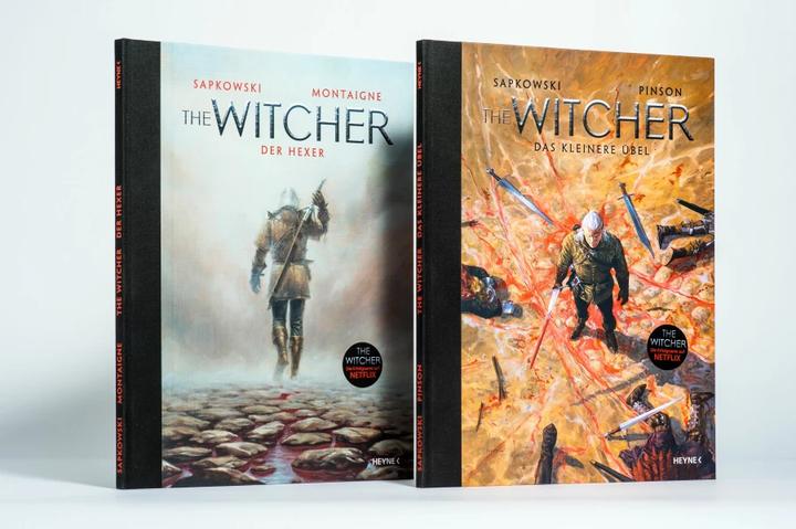 Actual product image The Witcher Illustrated – Das kleinere Übel (German, Andrzej Sapkowski, Erik Simon, Ugo Pinson, 2022)