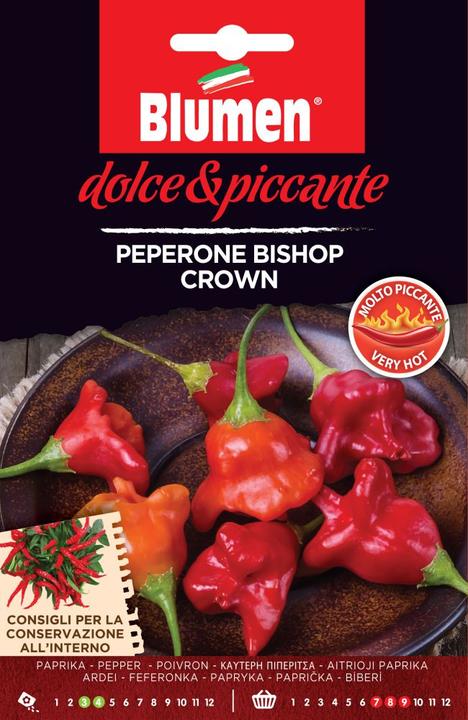 Produktbild Blumen Paprika Bishop Crown (Gemüsesamen)