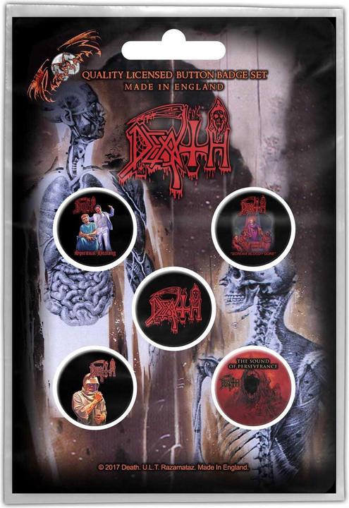 Death Albums Abzeichen (5er Pack)