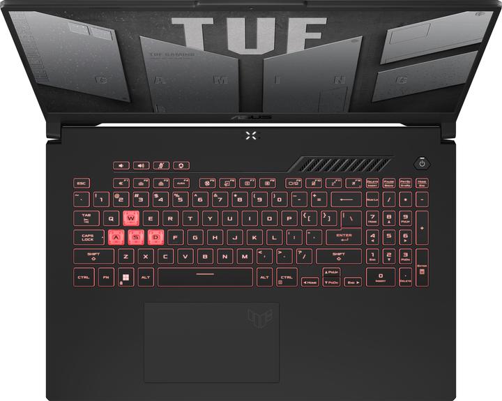 Actual product image ASUS TUF Gaming A17 (17.30", AMD Ryzen 7 6800H, 16 GB, 512 GB, Eng. Int.)