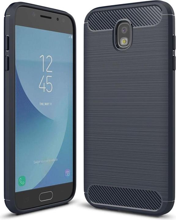 Produktbild König Design Handyhülle für Samsung Galaxy J7 (2017) Schutzcase Backcover Bumper Etuis Blau (Samsung Galaxy A7 (2017))