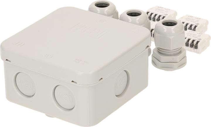 Immagine prodotto Max Hauri Scatola di giunzione grigia IP68 riempimento in gel e accessori