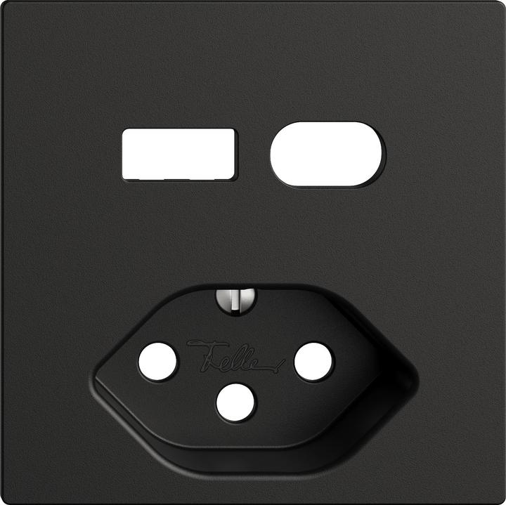 Image du produit Feller Kit de cache pour prise USB A+C/T13 noir