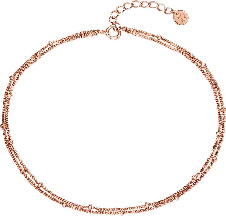 Glanzstücke München Damen Sterling Silber roségold 22,0 cm Basiskette + 3,0 cm Verlängerung - 23942 (925er Silber, 22 cm)