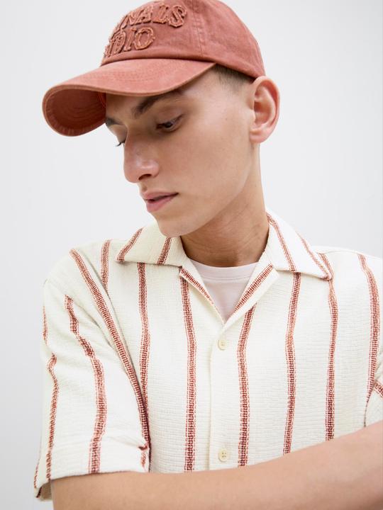 Actual product image Jack & Jones Jorcoba Stripe Resort Shirt Ss Sn (XL)