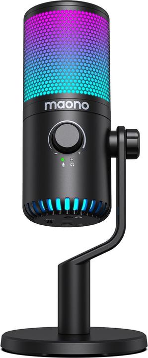 Actual product image Maono DM30RGB USB microphone