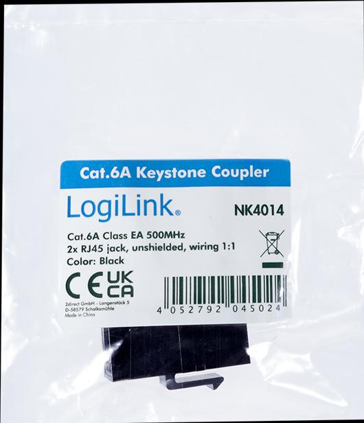 Immagine prodotto LogiLink giunto (UTP, CAT6a, 0.03 m)