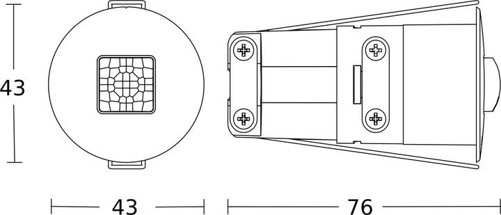 Actual product image Steinel Presence detector IR Quattro MICRO (3 m)