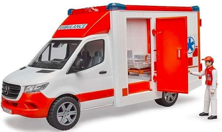 Actual product image Bruder MB Sprinter ambulance with driver