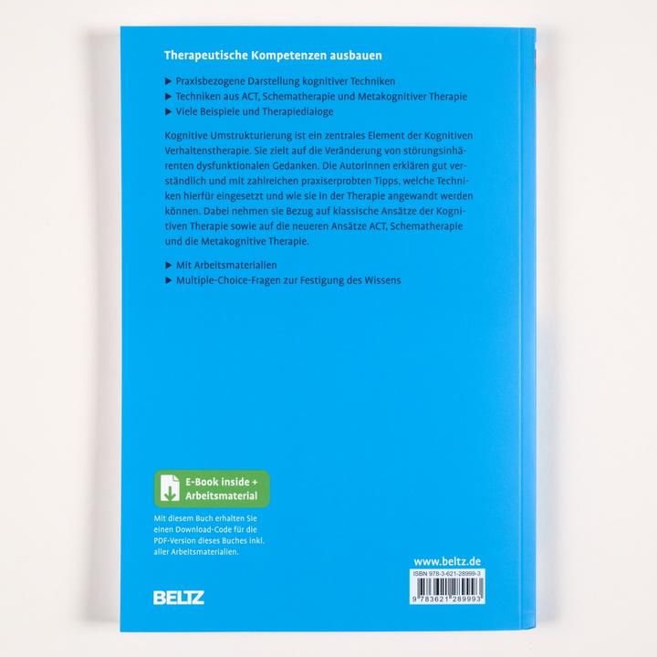 Produktbild Kognitive Umstrukturierung (Deutsch, Franziska Einsle, Katrin V. Hummel, 2024)