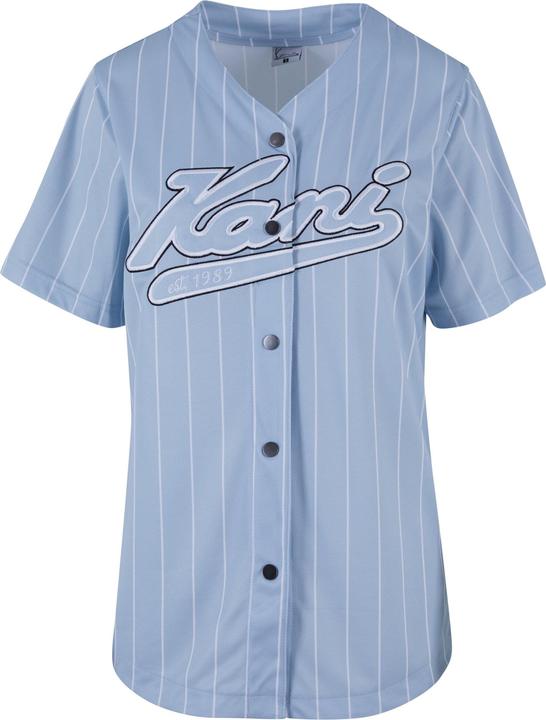 Karl Kani KW233-035-2 KK Varsity Pinstripe Baseball Shirt