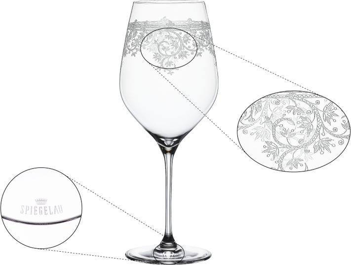 Actual product image Spiegelau Arabesque (81 cl, 2 Glasses, Red wine glasses)