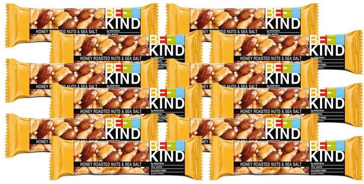 Immagine prodotto Be-Kind Noci tostate al miele e sale marino 12 pezzi (480 g)