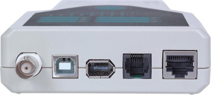 Produktbild Intellinet 5-in-1 Kabeltester, Testet gängige Kabeltypen aus dem Netzwerk- und PC-Bereich mit Anschlüssen für