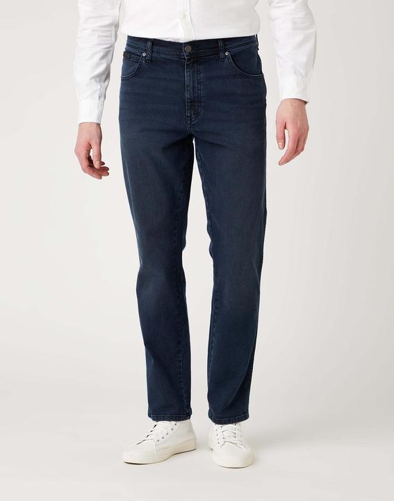 Actual product image Wrangler Texas Slim Jeans Slim Fit bruised river (44)