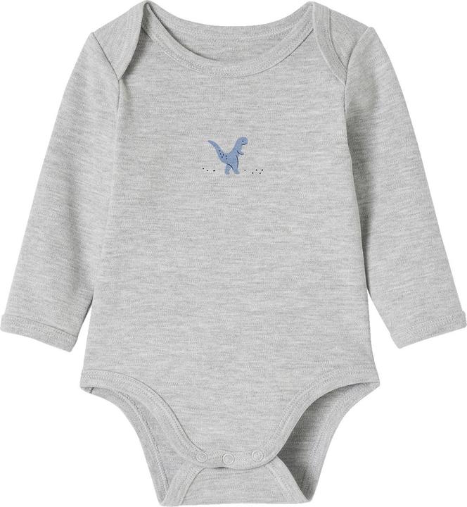 Immagine prodotto Vertbaudet Confezione da 5 body per neonati a maniche lunghe con dinosauri in stile slip-on, cotone biologico (68)