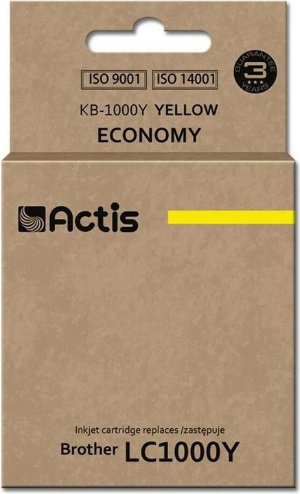 Produktbild Factis KB-1000Y ink cartridge for Brother printer LC1000/LC970 Yellow - Kompatibel - Ti (Y)