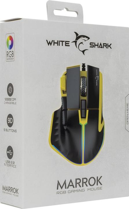 Image du produit White Shark GM-9006 MARROK jaune RGB / 12 000 ppp (Filaire)