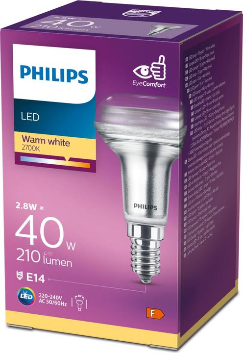 Immagine prodotto Philips Luce a LED (E14, 2.80 W, 210 lm, 1 x, F)