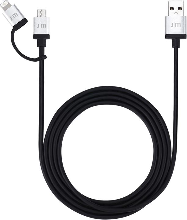 Actual product image Just Mobile AluCable Duo (1.50 m, USB 3.2 Gen 1)