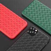 Produktbild Devia Woven Pattern Design Soft Case iPhone 11 Pro red (Apple iPhone 11 Pro)