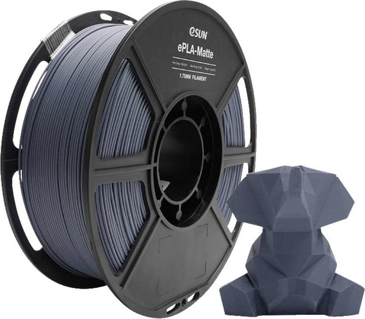 Actual product image eSUN ePLA filament (PLA, 1.75 mm, 1000 g, Grey)