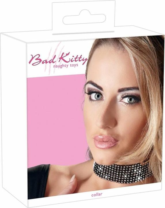 Actual product image Bad Kitty Rhinestone necklace
