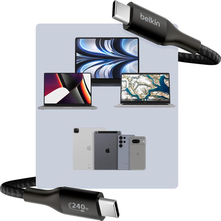 Productafbeelding Belkin CAB015bt2M (2 m, USB 2.0, 240 W)