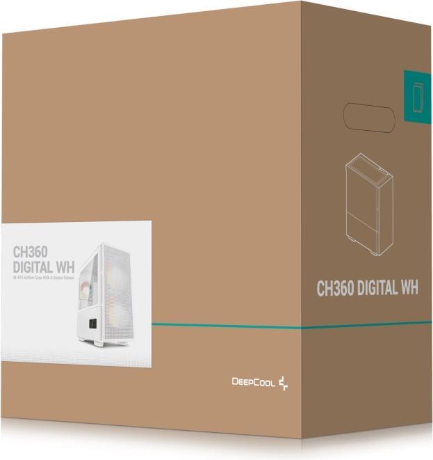 Actual product image Deepcool CH360 (mATX, Mini-ITX, ATX)