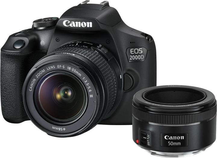 Actual product image Canon Eos 2000d (18 - 55 mm, 24.10 Mpx, APS-C / DX)