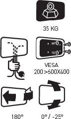 Image du produit Erard EXO 600 TW3 (Mur, 75", 35 kg)
