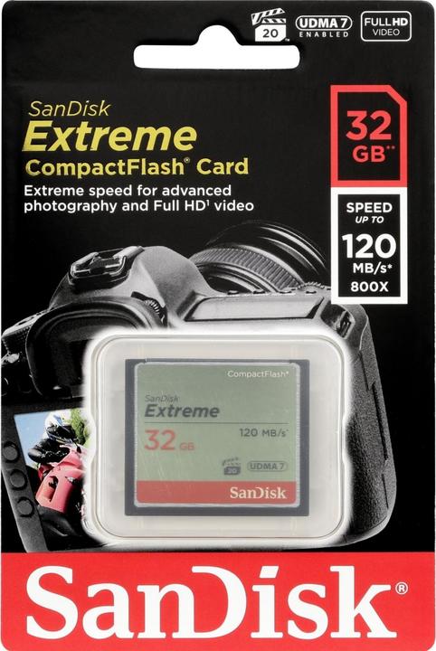 Immagine prodotto SanDisk Extreme Compact Flash (32 GB, CF)
