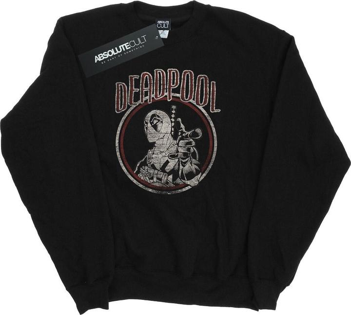 Deadpool Vintage Circle Sweatshirt (L)