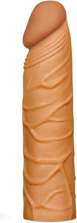 Actual product image Lovetoy Penis Sleeve Pleasure X Tender Brown
