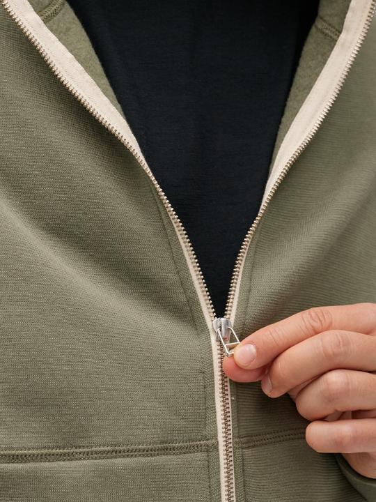 Produktbild Mover Plastic Free Sportswear Merino TechFleece with Zip (S)
