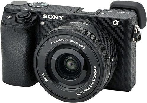 Actual product image JJC KS A6400CF Camera Carbon Fiber Film