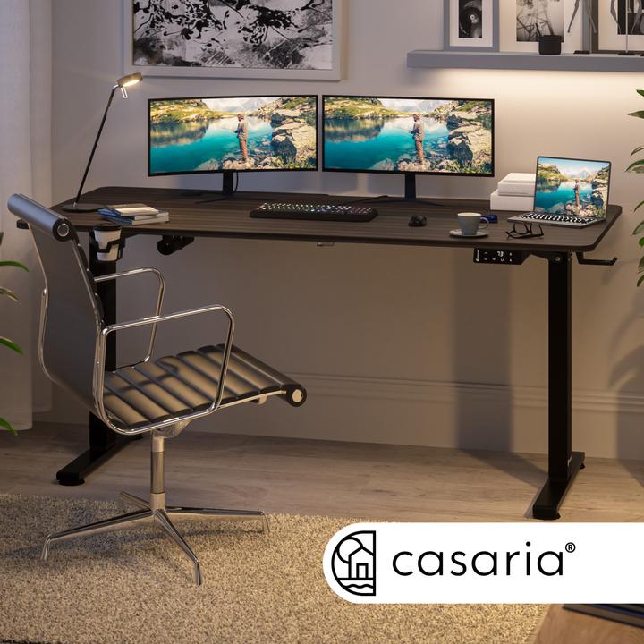 Produktbild Casaria Höhenverstellbarer Schreibtisch (140 x 60 x 118 cm)