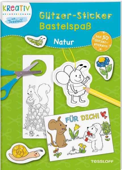 Produktbild Tessloff Glitzer-Sticker Bastelspass. Natur