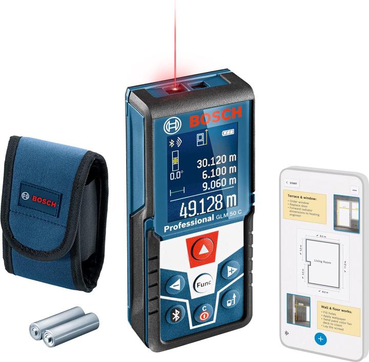 Image du produit Bosch Professional Glm 50 C (50 m, 635 nm)