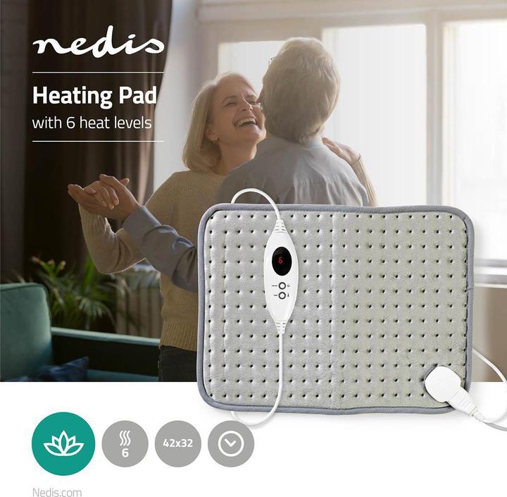 Actual product image Nedis Heating pad | 6 heat settings | overheating protection | washable