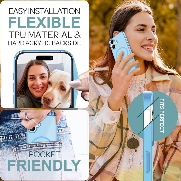 Image du produit Nalia Étui hybride mat avec fonction MagSafe (Apple iPhone 16)