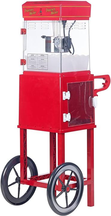 Immagine prodotto Rosenstein & Söhne Macchina professionale per popcorn "Cinema" con carrello dal design retrò
